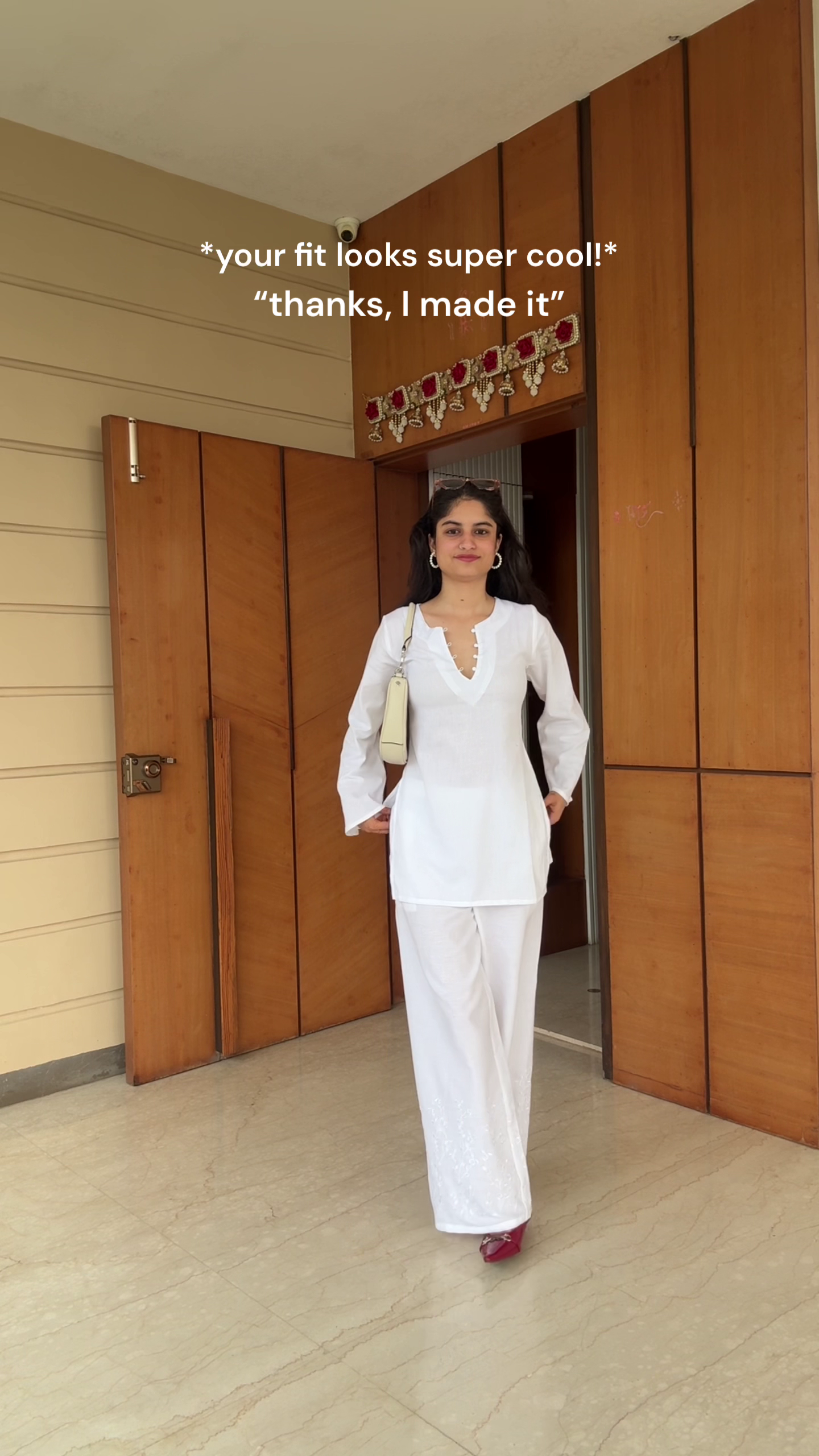 Elegant All-White Co-Ord Set