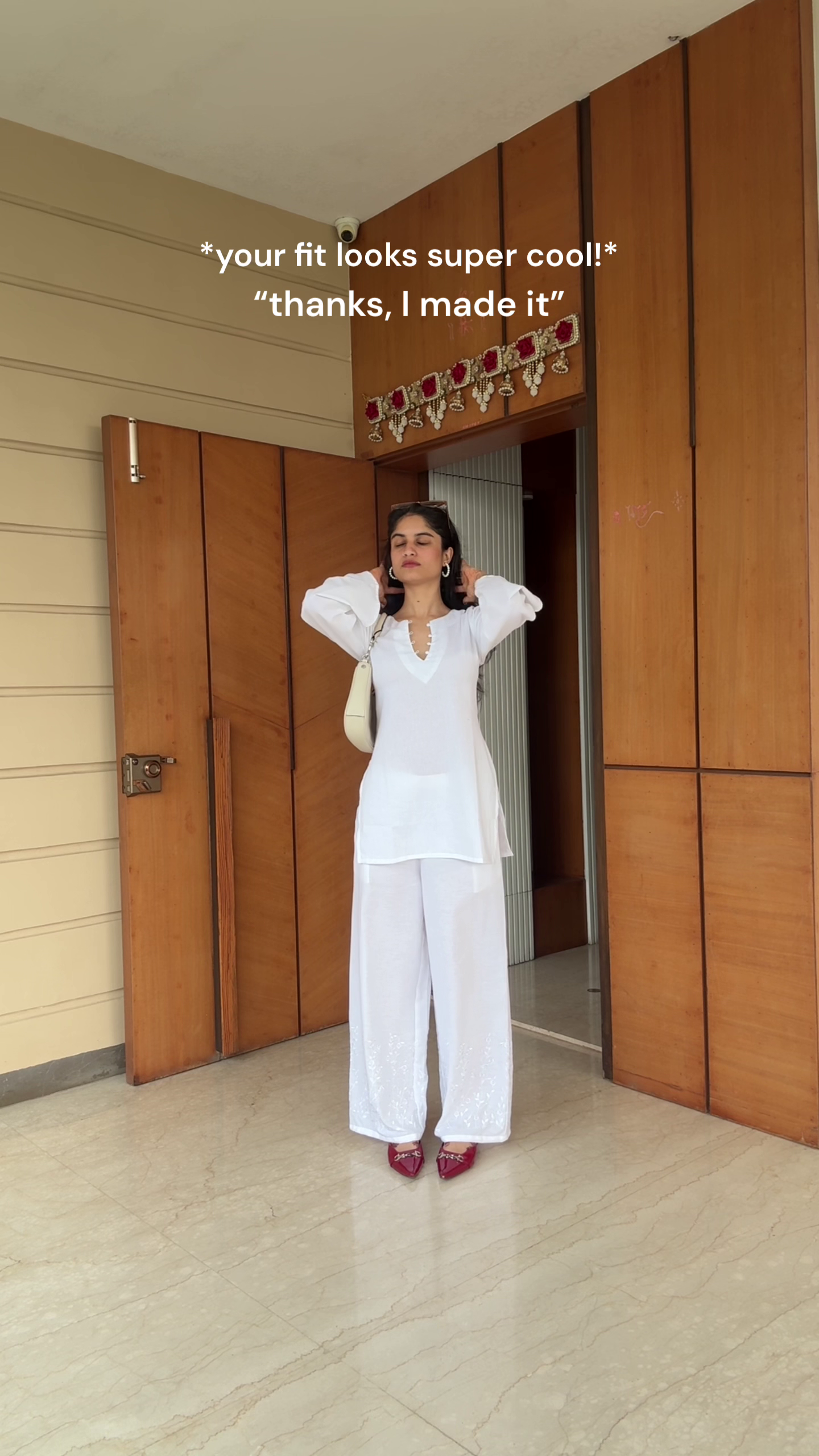 Elegant All-White Co-Ord Set