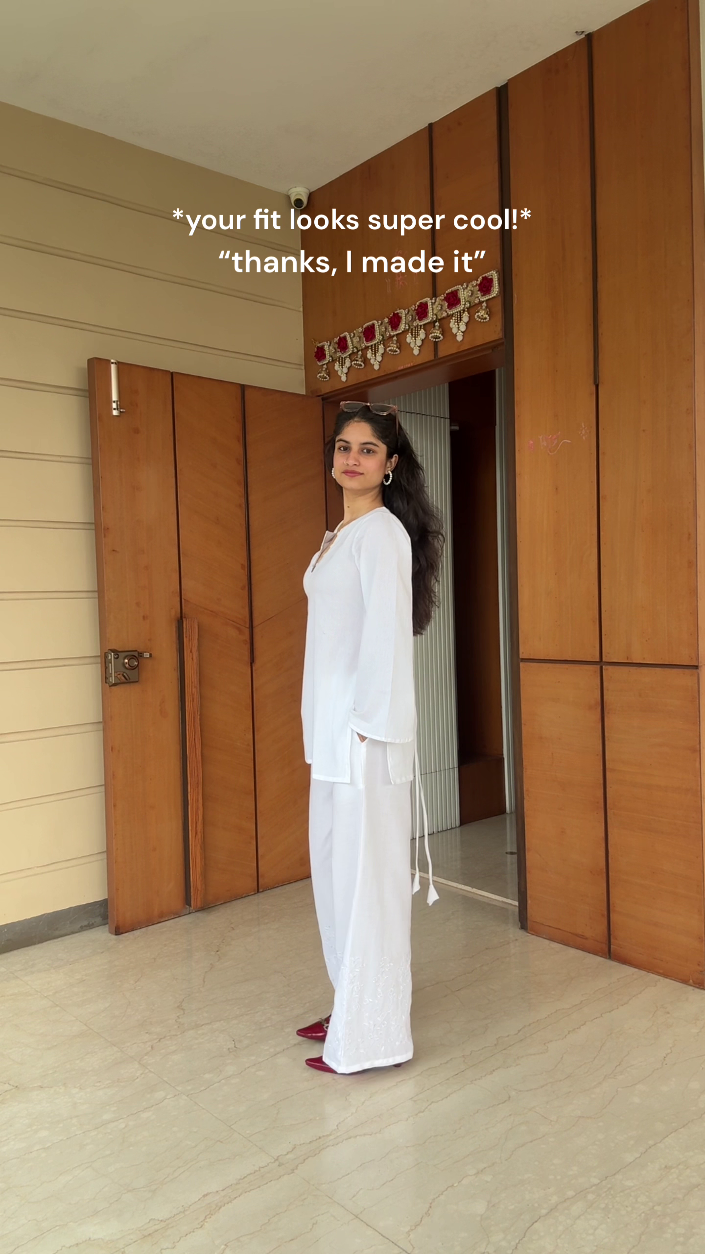 Elegant All-White Co-Ord Set