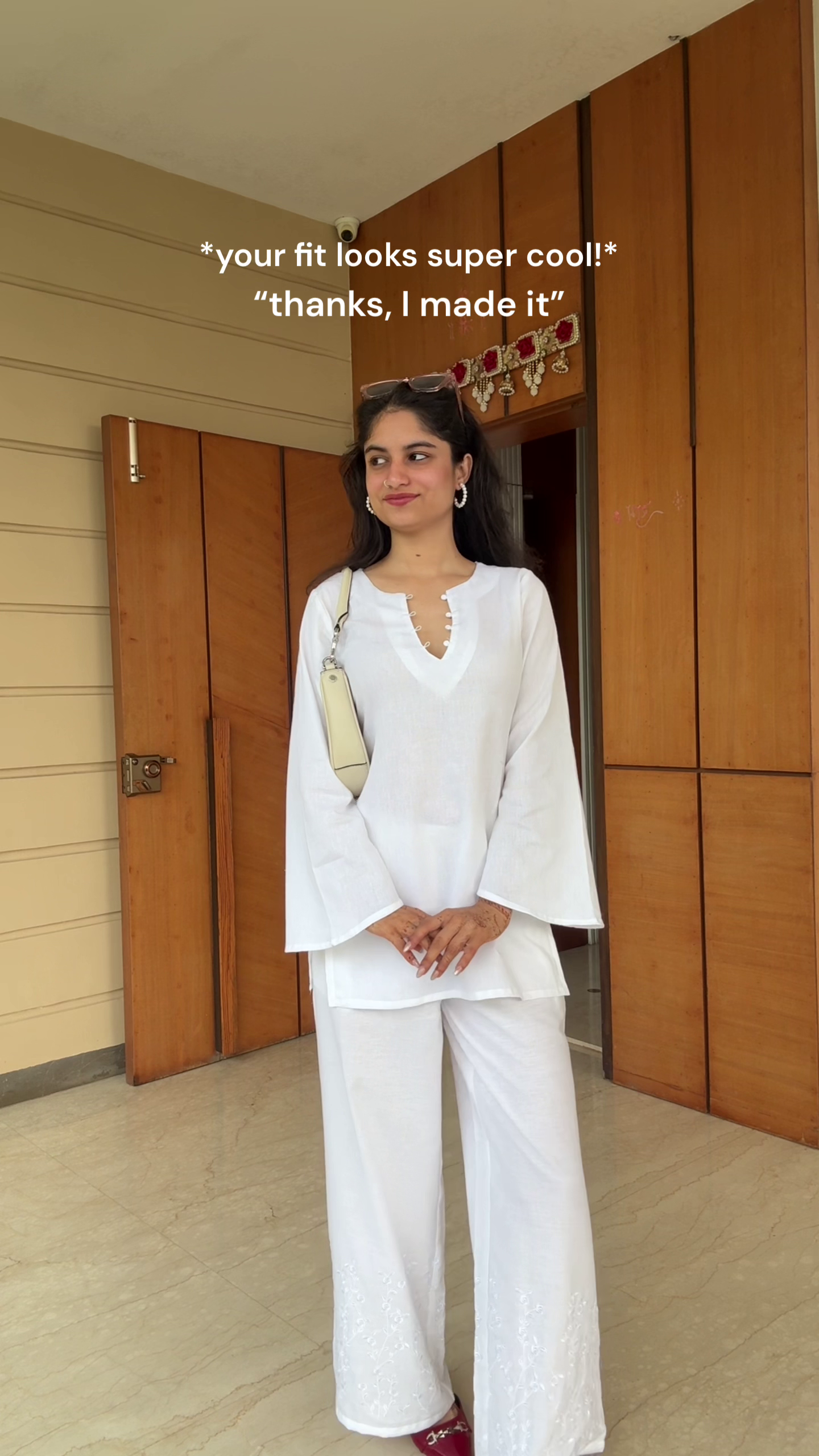 Elegant All-White Co-Ord Set