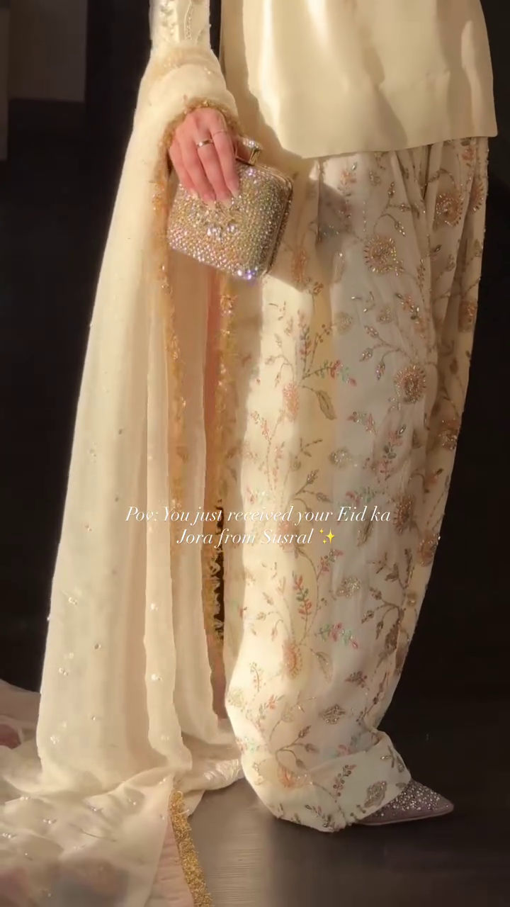 Elegant Ivory Festive Suit Set