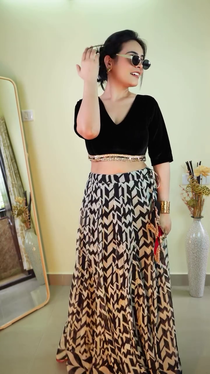 Coral Floral Flared Maxi Dress