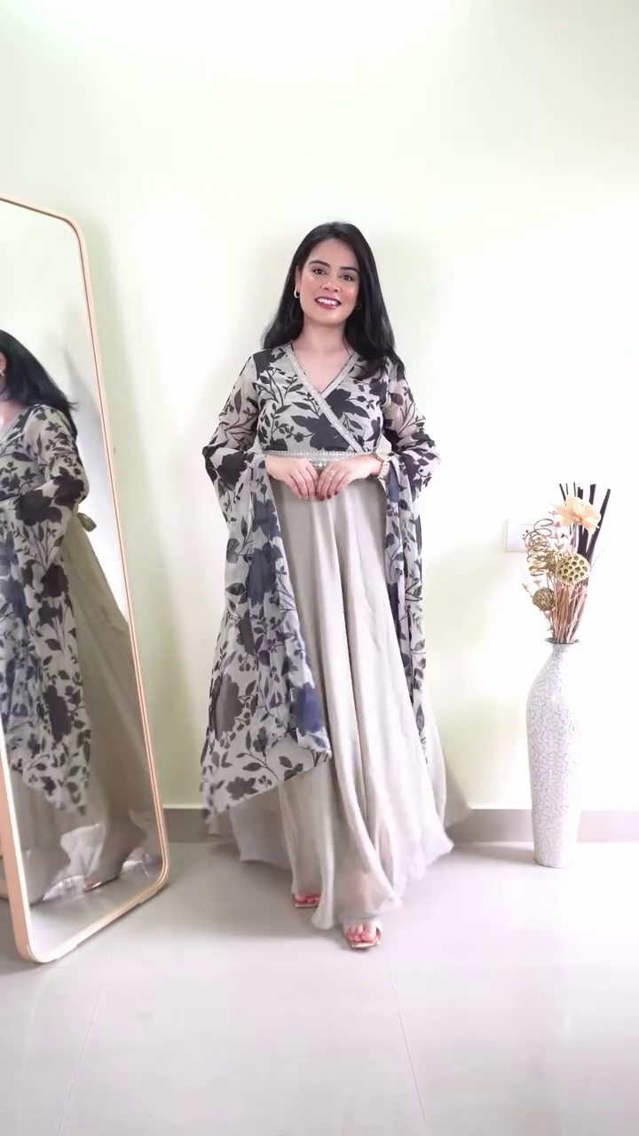 Royal Purple Embellished Anarkali Gown