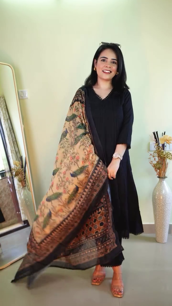 Pastel Yellow Embroidered Kurta Set