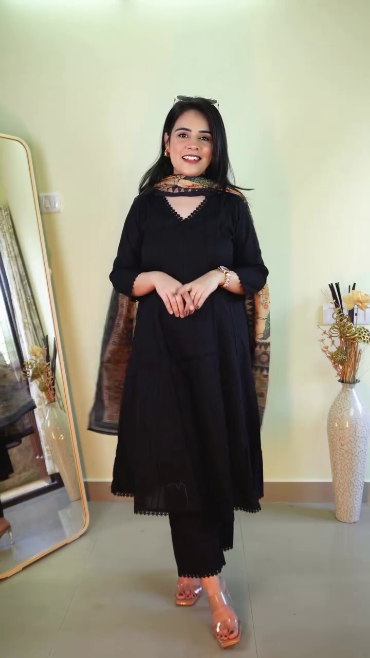 Pastel Yellow Embroidered Kurta Set