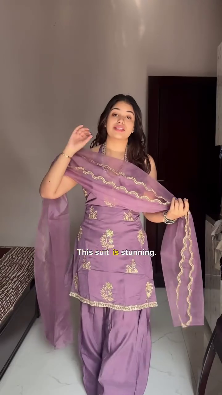 Maroon Embroidered Kurta with Kali Sharara