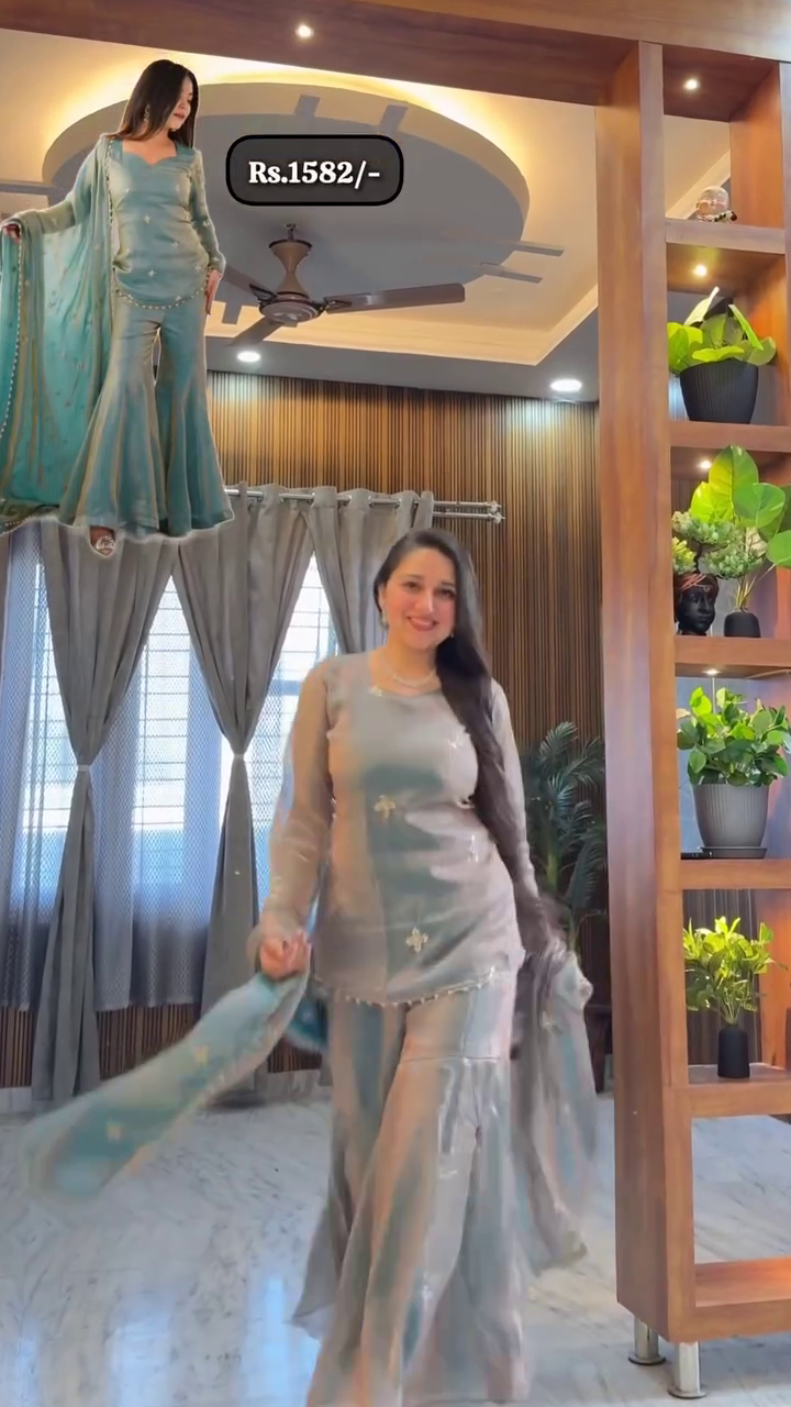 Black Sequin Party Suit