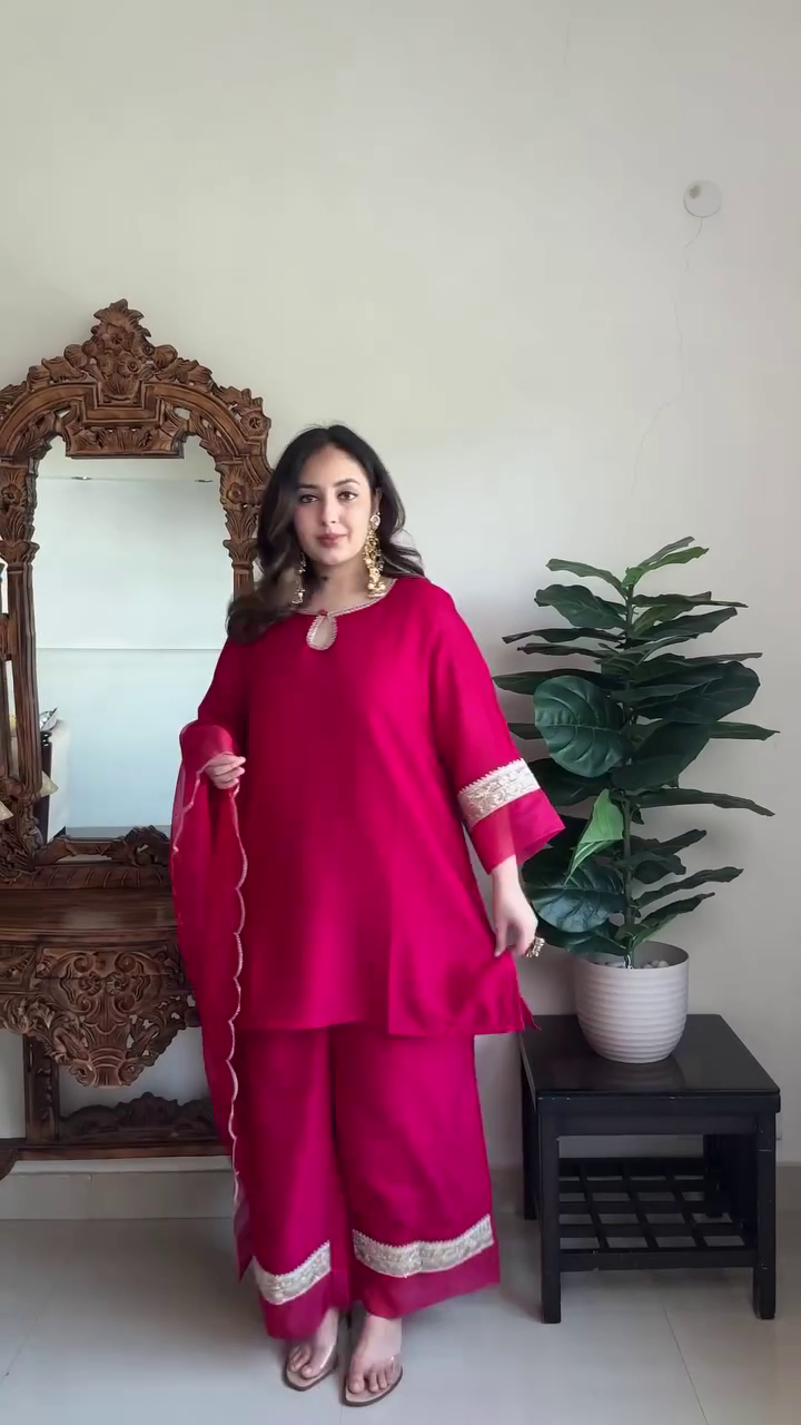 Sky Blue Kaftan Kurta Set