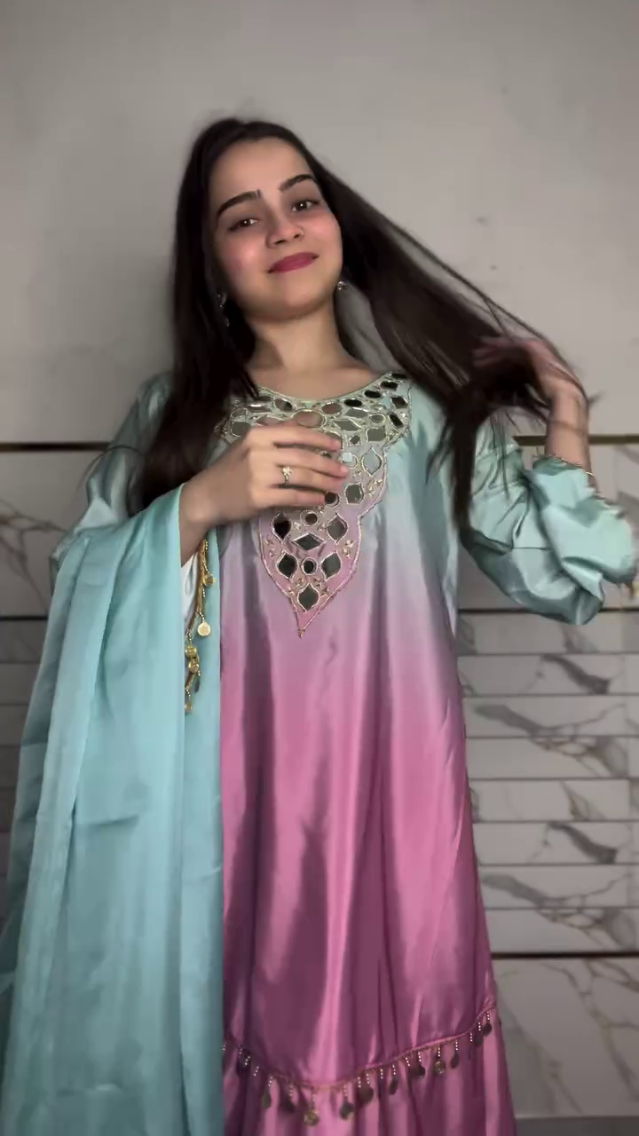 Wine Embroidered Party Suit