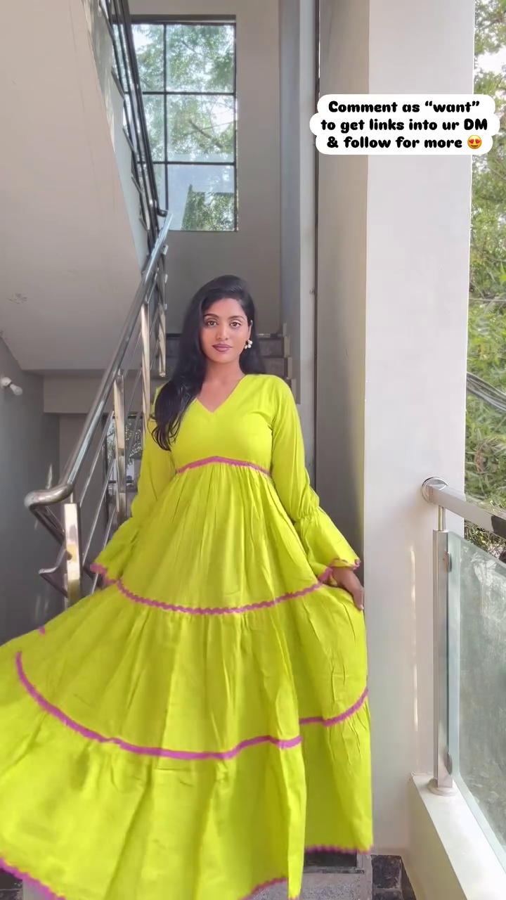 Yellow Flared Maxi Dress