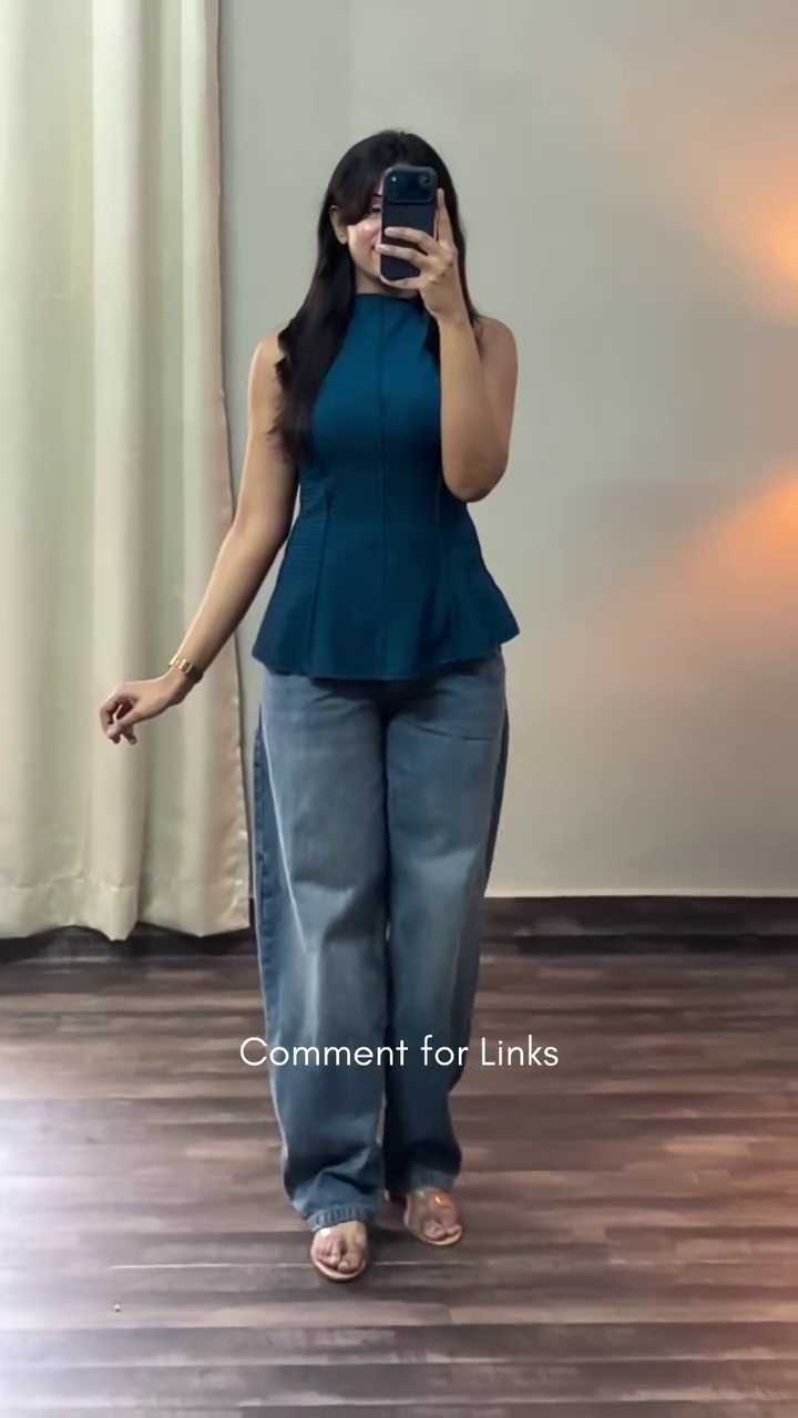 Olive Print Casual Top