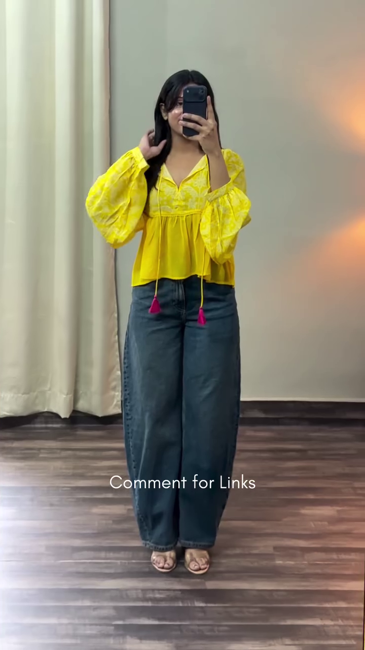 Olive Print Casual Top