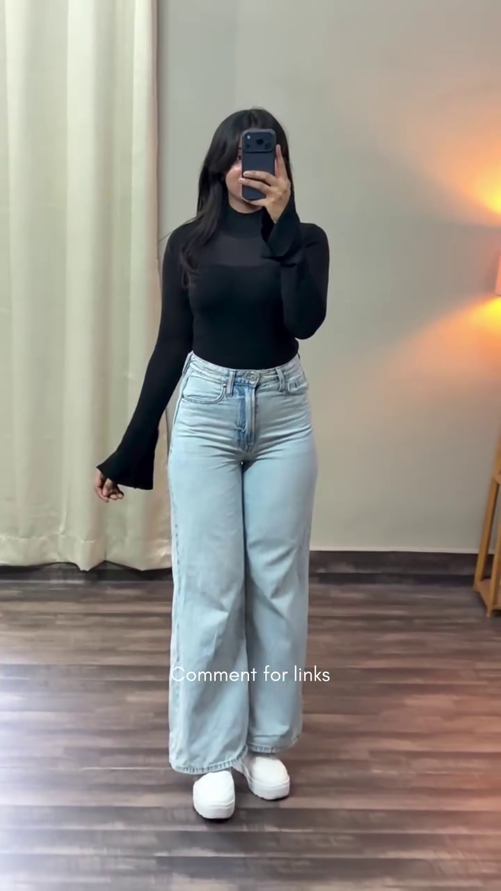 Blue Utility Cargo Jeans