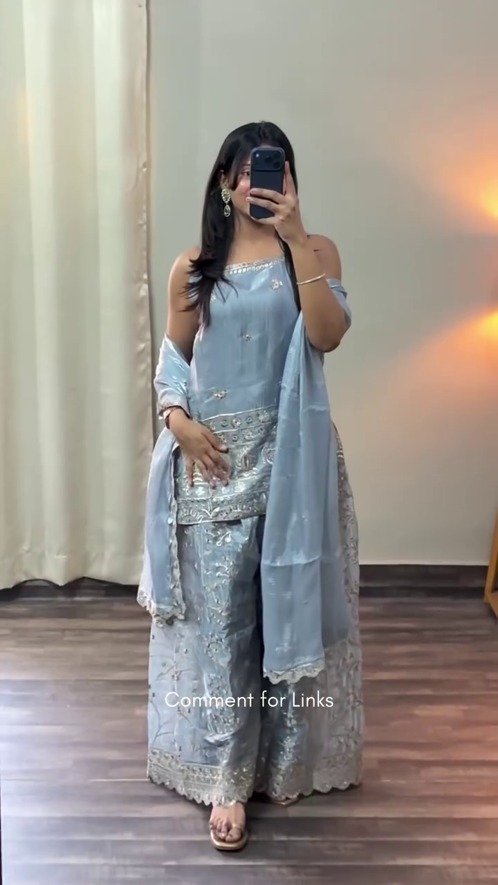 Royal Rust Anarkali Set