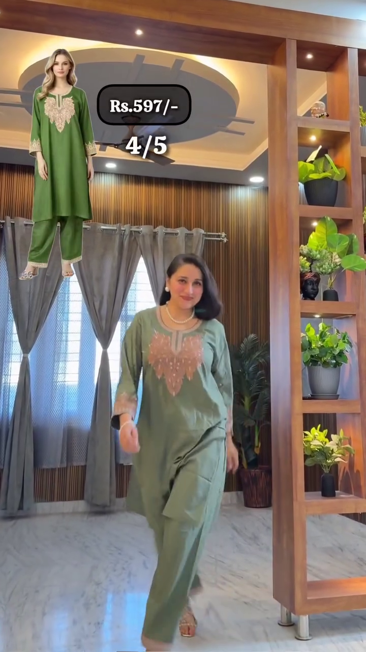 Ivory Indigo Fusion Co-ord