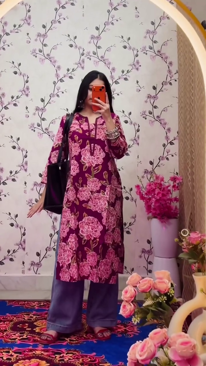 Royal Blue Ethnic Kurta Set