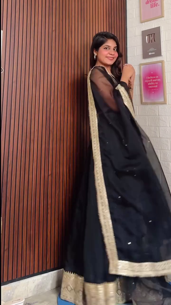 Noir Grace Lehenga Set