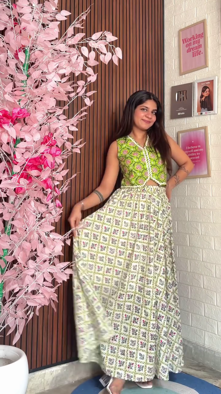 Pastel Dream Co-Ord Skirt Set