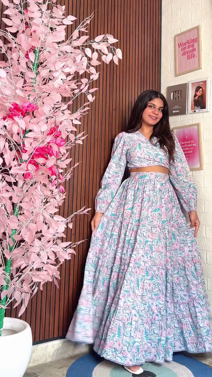 Pastel Dream Co-Ord Skirt Set