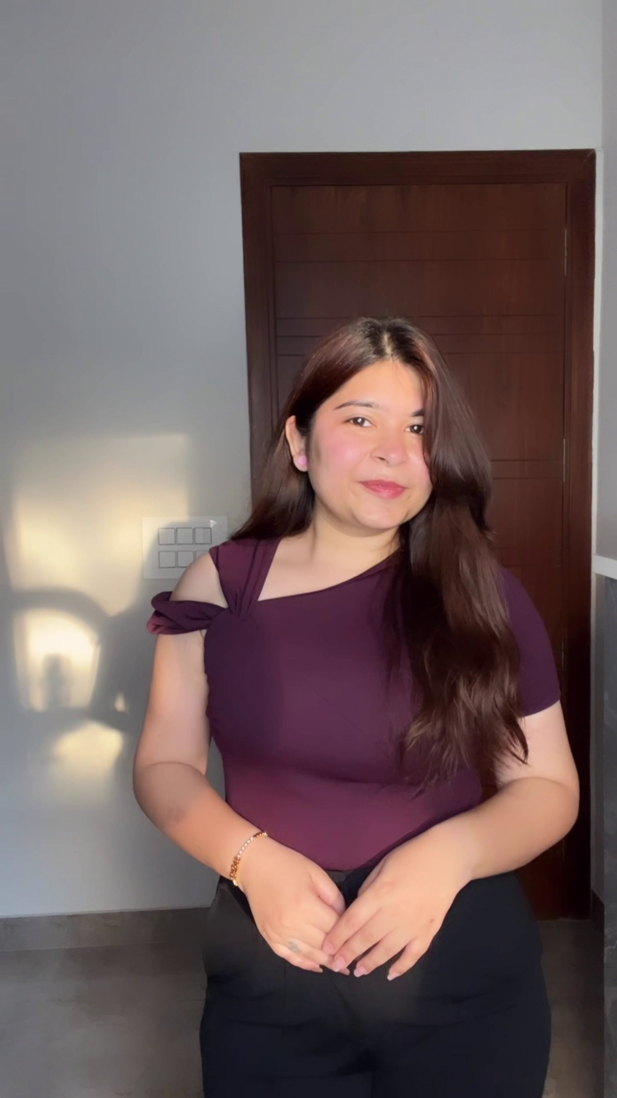 Soft Sky Puff Sleeve Top