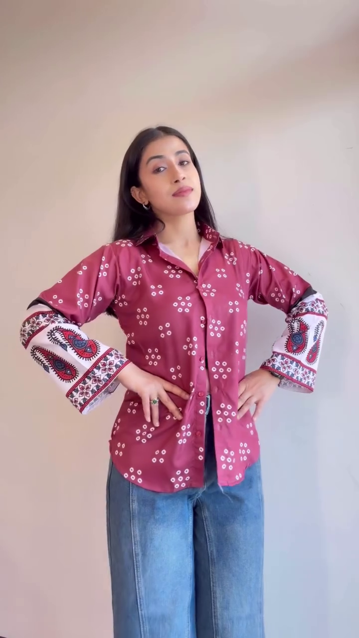 Soft Lilac Layered Shirt