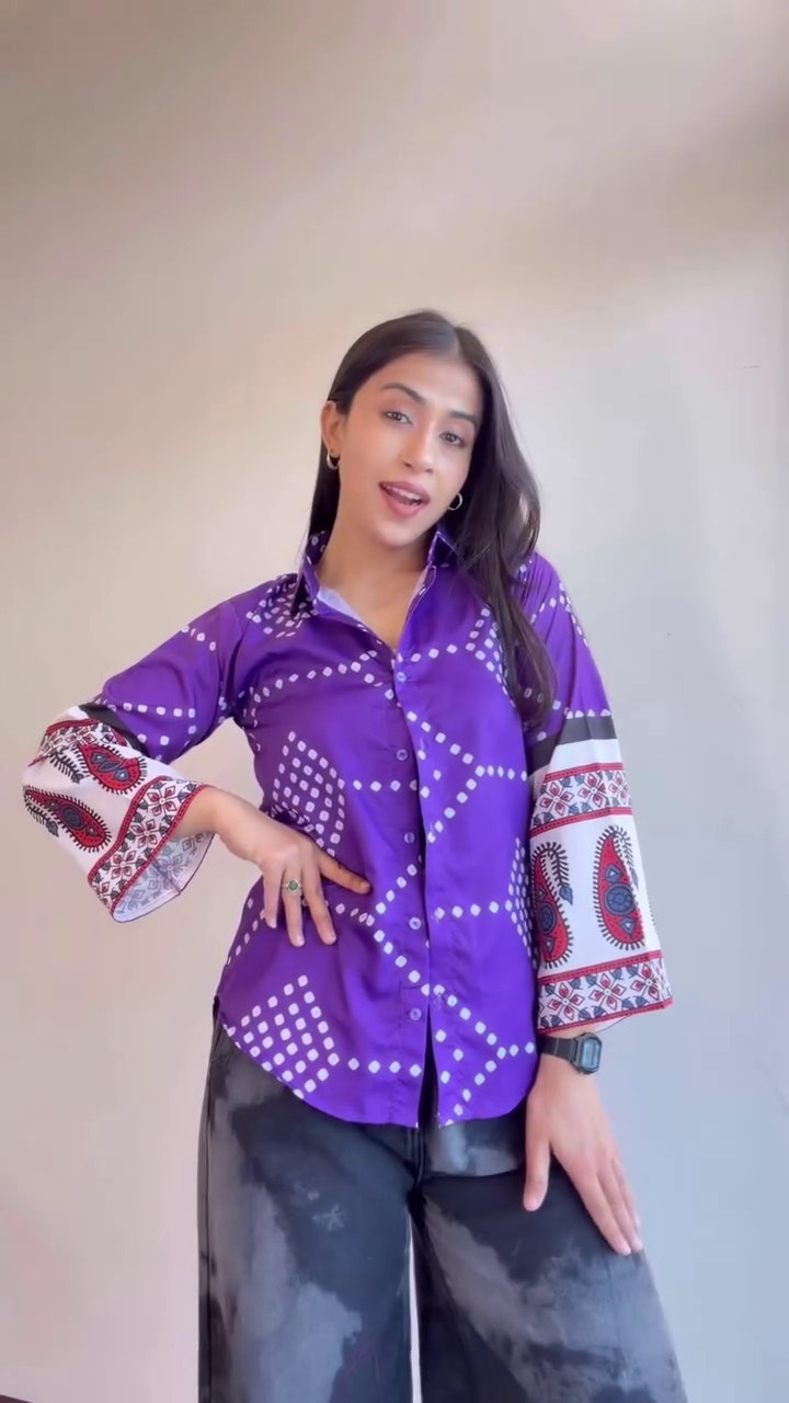 Soft Lilac Layered Shirt