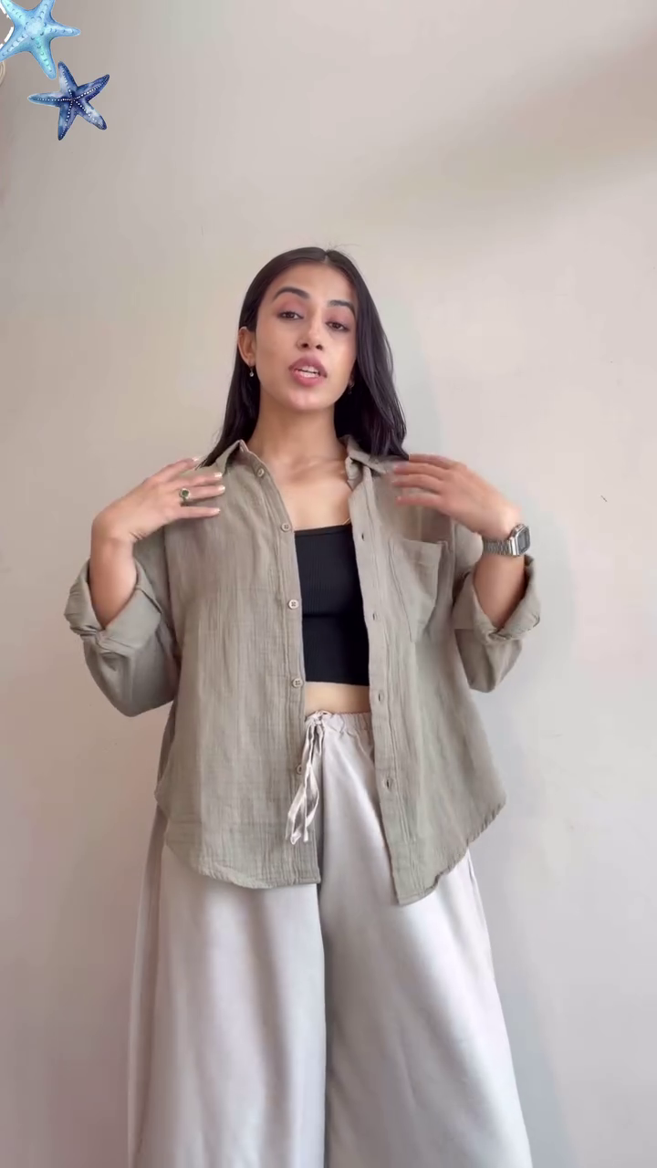 Minimal Beige Relaxed Fit