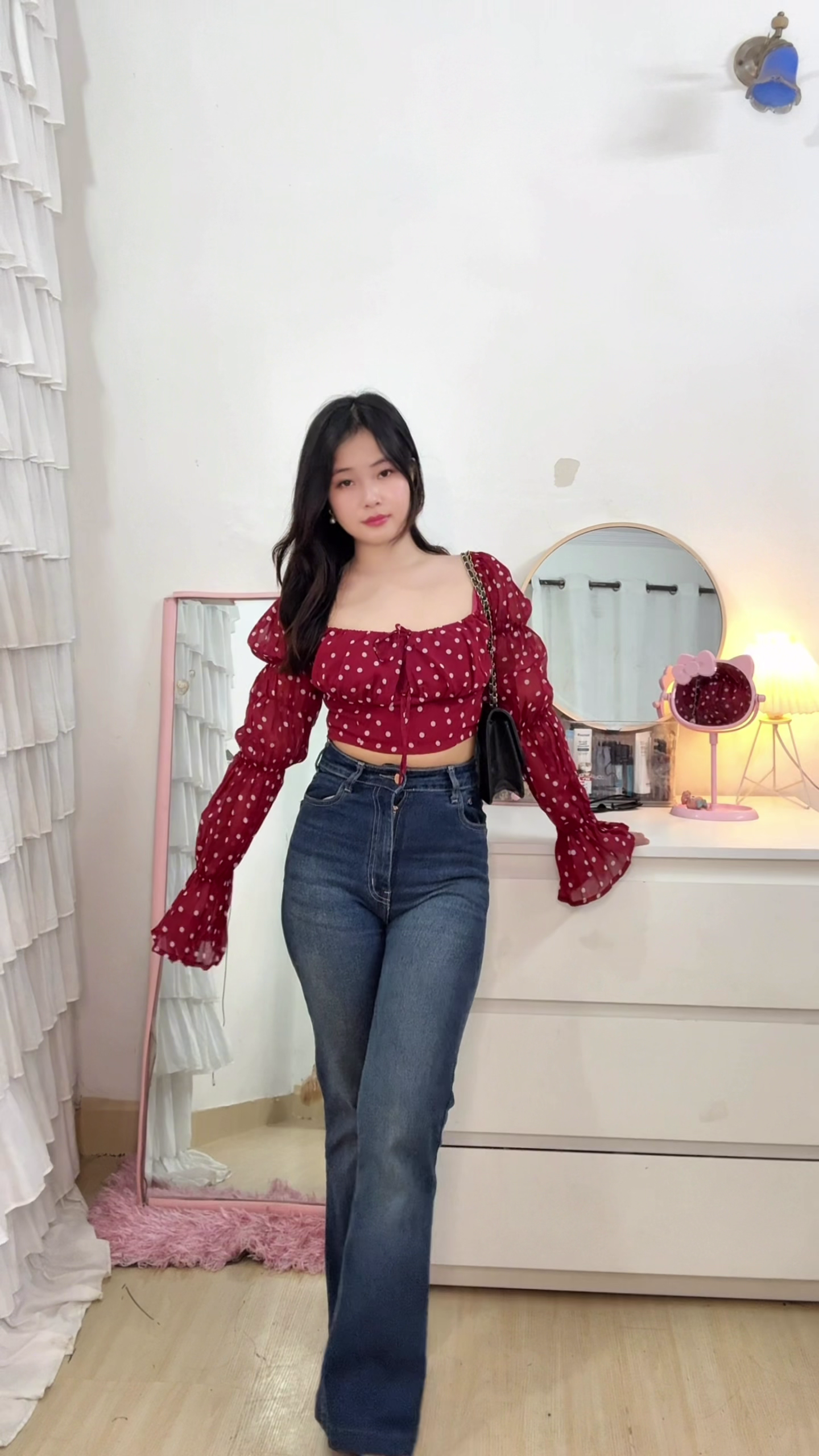 Red Polka Co-Ord Set