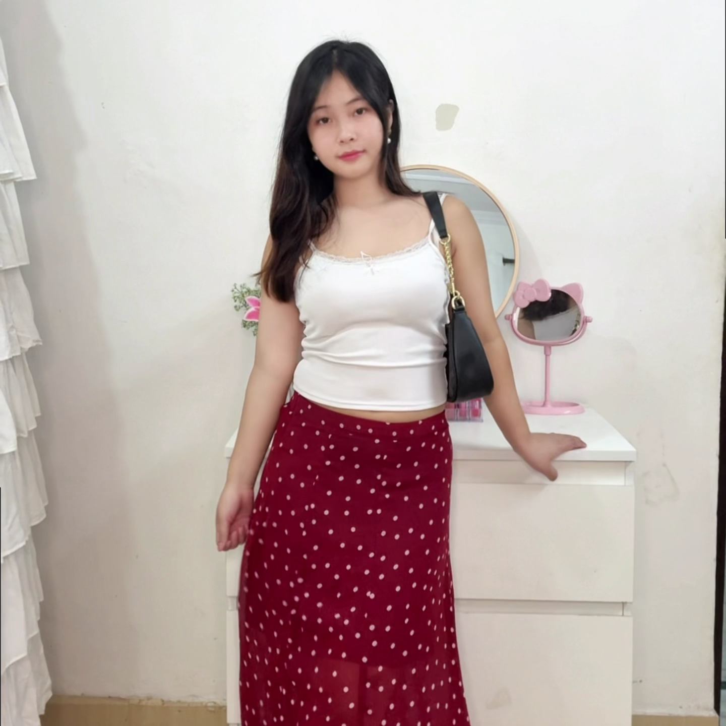 White & Pink Summer Charm