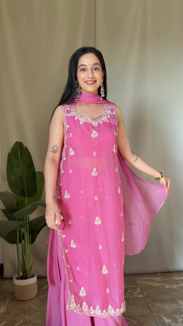 Pink Ethnic Suit Set