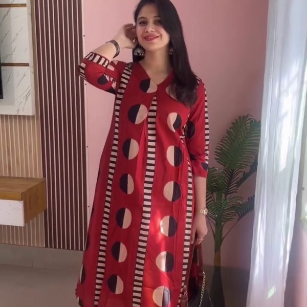 1059 (2) Blue Printed Kurta Set