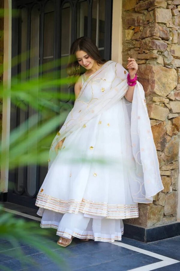 1210_4.jpg Light Ivory Soft Chiffon Kurta Set with Hand Gotta Work