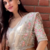 Premium Ivory 1-Min Ready-to-Wear Saree – Effortless Quick Drape Elegance