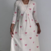 1916 (3) Classic Red A-Line Kurta Set β Timeless Ethnic Elegance