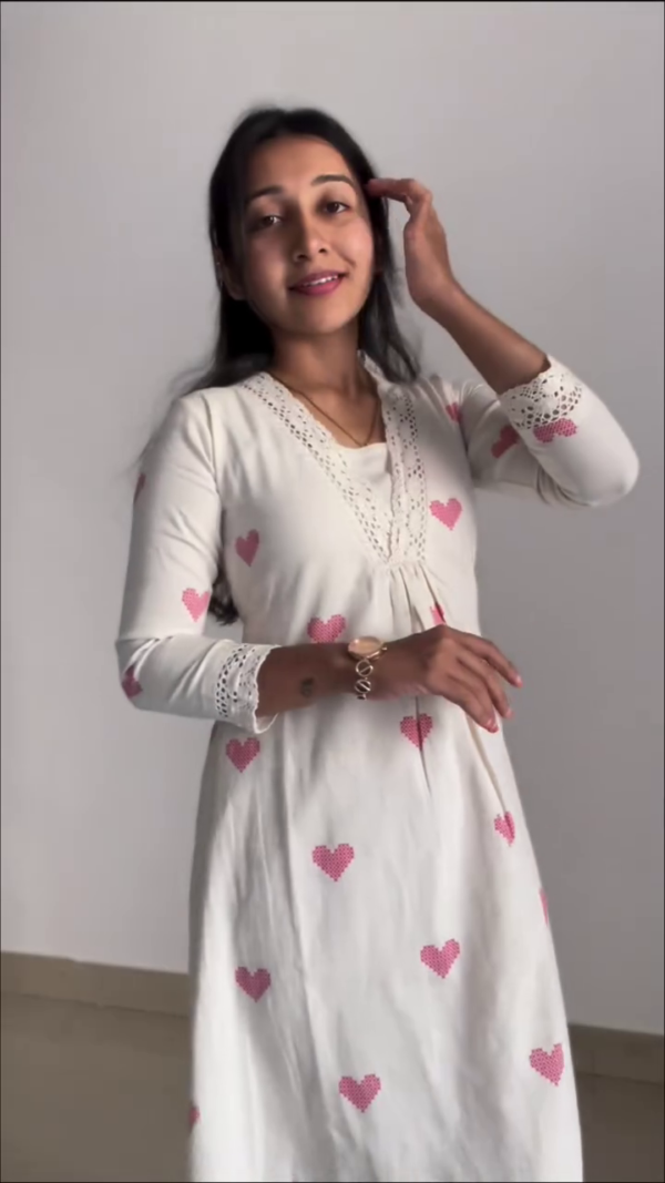 1916 (4) Classic Red A-Line Kurta Set β Timeless Ethnic Elegance