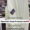 39 (5) Designer Flared Party Wear Suit Set