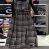 Stylish Checked Winter Dress with Inner Top