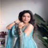 5838_2.jpg Premium Steel Blue Fandy Silk Anarkali Suit