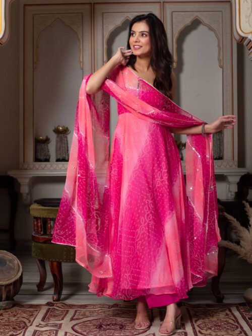 5952_4.jpg Pink Multi-Shade Anarkali Suit Set