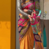 Multicolor Designer Saree
