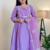 Red Ethnic Suit Set with Dupatta