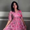 Magenta Silk Kurta Set with Dupatta