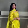Yellow Embroidered Kurta Set