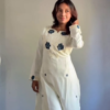 White Embroidered Kurti