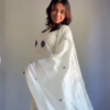 White Embroidered Kurti