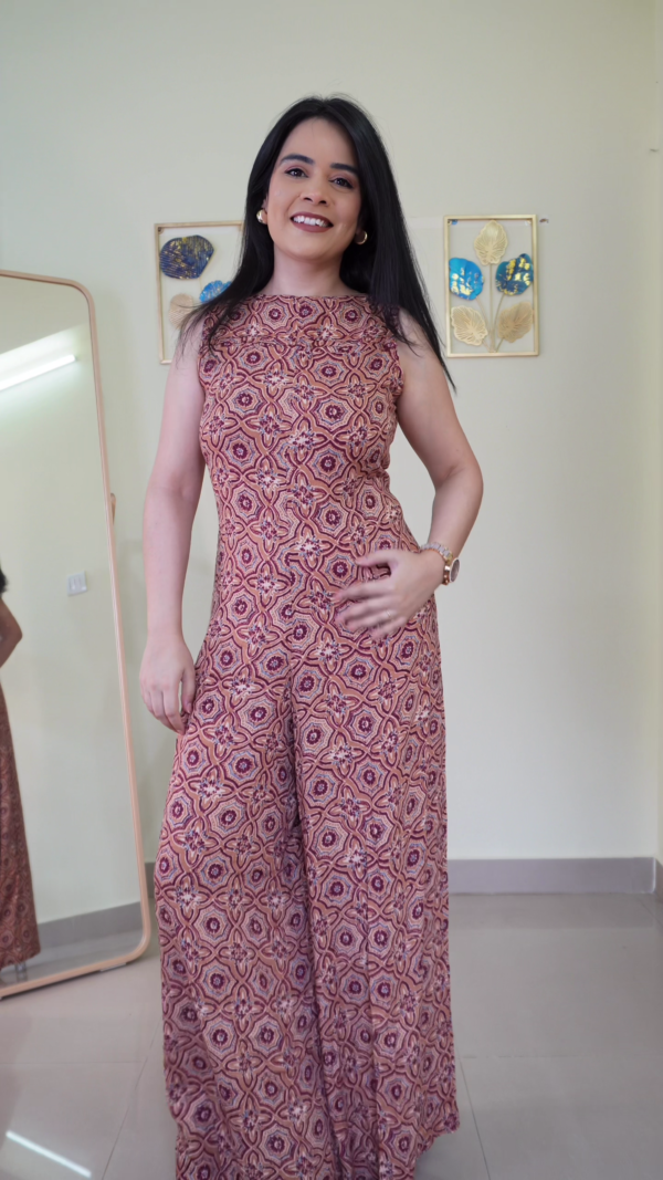 Printed Jumpsuit Outfit