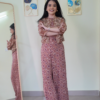 Printed Jumpsuit Outfit