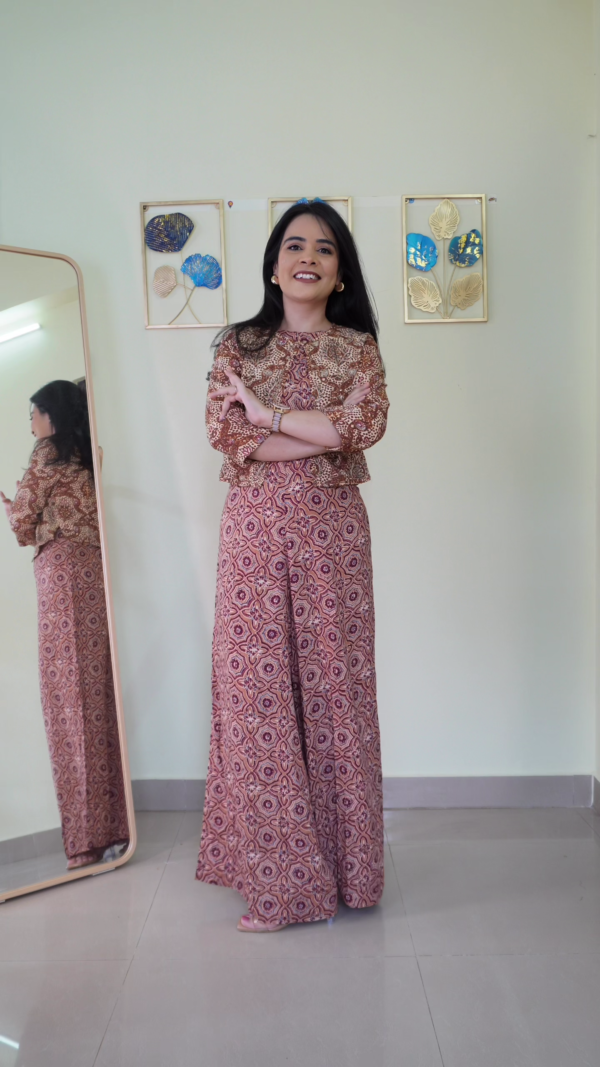 Printed Jumpsuit Outfit