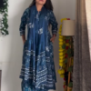 Maroon Printed Kurta Set