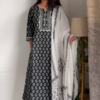 Maroon Printed Kurta Set